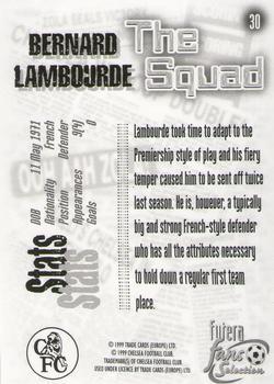 1999 Futera Chelsea Fans' Selection - Foil #30 Bernard Lambourde Back