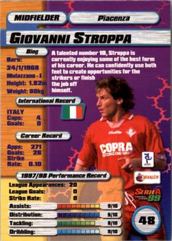 1998-99 Merlin Serie A 99 #48 Giovanni Stroppa Back