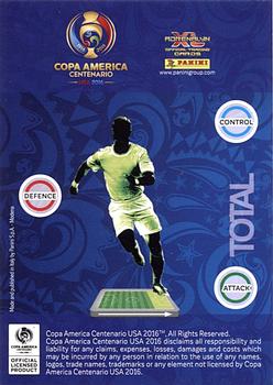 2016 Panini Adrenalyn XL Copa América Centenario USA #42 Carlos Tevez Back