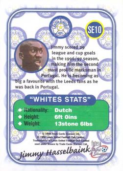 1997-98 Futera Leeds United Fans' Selection - Special Edition Embossed #SE10 Jimmy Hasselbaink Back