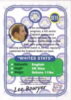 1997-98 Futera Leeds United Fans' Selection - Special Edition Embossed #SE15 Lee Bowyer Back