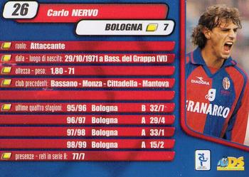 2000 DS Pianeta Calcio Serie A #26 Carlo Nervo Back