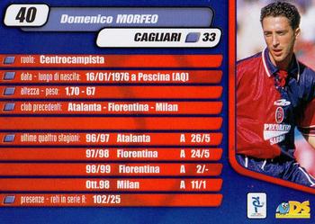 2000 DS Pianeta Calcio Serie A #40 Domenico Morfeo Back