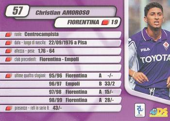 2000 DS Pianeta Calcio Serie A #57 Christian Amoroso Back