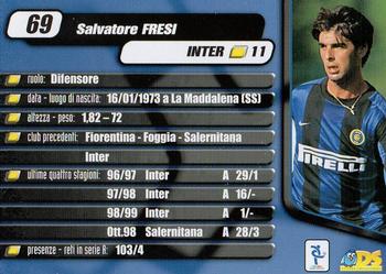 2000 DS Pianeta Calcio Serie A #69 Salvatore Fresi Back