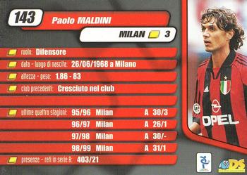 2000 DS Pianeta Calcio Serie A #143 Paolo Maldini Back