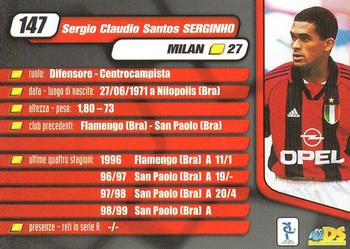 2000 DS Pianeta Calcio Serie A #147 Serginho Back