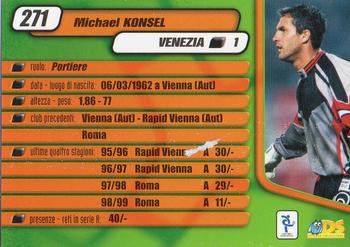 2000 DS Pianeta Calcio Serie A #271 Michael Konsel Back