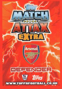 2012-13 Topps Match Attax Premier League Extra - Captains #C1 Thomas Vermaelen Back