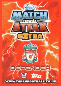 2012-13 Topps Match Attax Premier League Extra - Man of the Match #M6 Glen Johnson Back