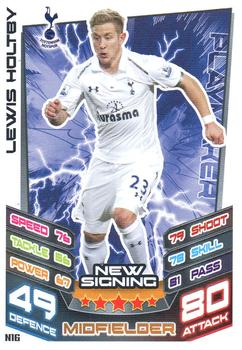 2012-13 Topps Match Attax Premier League Extra - New Signings #N16 Lewis Holtby Front