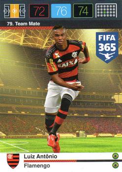 2015 Panini Adrenalyn XL FIFA 365 #79 Luiz Antonio Front