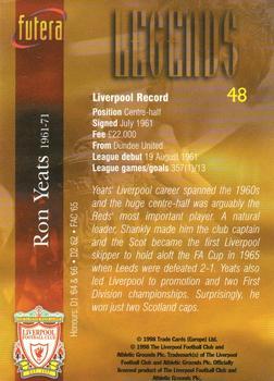 1998 Futera Liverpool #48 Ron Yeats Back