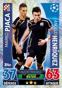 2015-16 Topps Match Attax UEFA Champions League French #432 Marko Pjaca / Angelo Henriquez Front