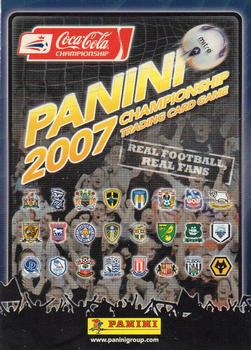 2007 Panini Coca-Cola Championship #232 Adam Barrett Back