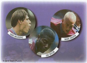 1998 Futera Aston Villa Fans Selection #8 Team Puzzle Front