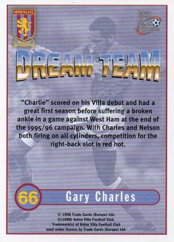 1998 Futera Aston Villa Fans Selection #66 Gary Charles Back