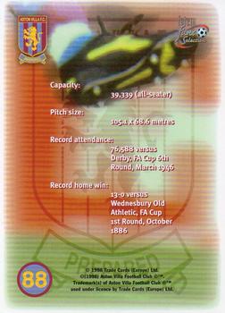 1998 Futera Aston Villa Fans Selection #88 Stadium Puzzle Back
