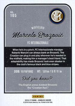 2016-17 Donruss #105 Marcelo Brozovic Back