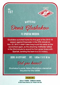2016-17 Donruss #157 Denis Glushakov Back