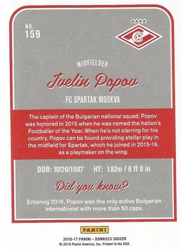2016-17 Donruss #159 Ivelin Popov Back