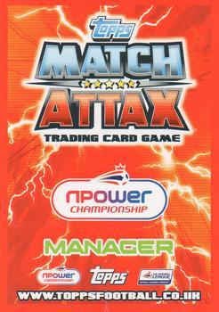 2012-13 Topps Match Attax Championship Edition #223 Steve Kean Back