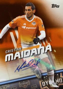 2016 Topps MLS - Base Autographs Orange #89 Cristian Maidana Front