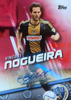 2016 Topps MLS - Base Autographs Red #48 Vincent Nogueira Front