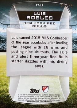 2016 Topps MLS - Presence of the Pitch Orange #PP-LR Luis Robles Back