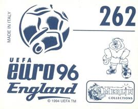 1996 Merlin's Euro 96 Stickers #262 Denmark 1992 Team Back