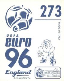 1996 Merlin's Euro 96 Stickers #273 Jensen Back