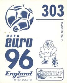 1996 Merlin's Euro 96 Stickers #303 Ozalan Back