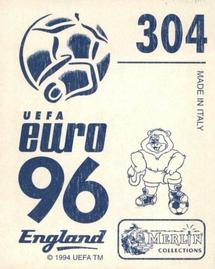 1996 Merlin's Euro 96 Stickers #304 Osman Ozkoylu Back