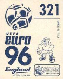 1996 Merlin's Euro 96 Stickers #321 Nenad Pralija Back