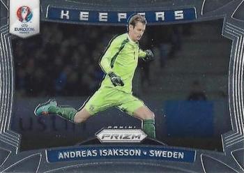 2016 Panini Prizm UEFA Euro - Keepers #24 Andreas Isaksson Front