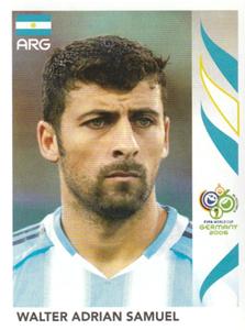 2006 Panini World Cup Stickers #175 Walter Samuel Front