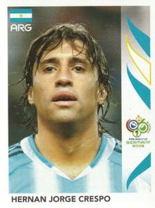 2006 Panini World Cup Stickers #184 Hernan Crespo Front