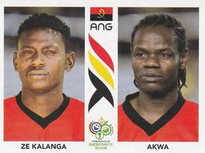 2006 Panini World Cup Stickers #308 Ze Kalanga / Akwa Front