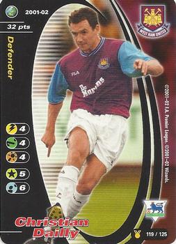 2001 Wizards Football Champions Premier League 2001-2002 Update #119 Christian Dailly Front