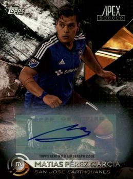 2016 Topps Apex MLS - Autographs #82 Matias Pérez Garcia Front