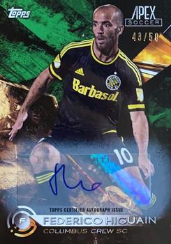 2016 Topps Apex MLS - Autographs Green #35 Federico Higuain Front
