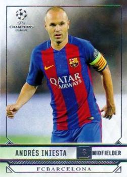 2017 Topps UEFA Champions League Showcase #54 Andres Iniesta Front