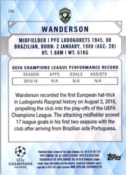 2017 Topps UEFA Champions League Showcase #124 Wanderson Back