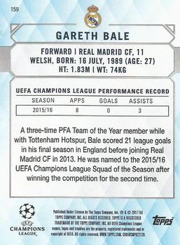 2017 Topps UEFA Champions League Showcase #159 Gareth Bale Back