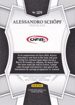 2016-17 Panini Select #129 Alessandro Schopf Back