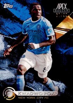 2016 Topps Apex MLS - Blue #36 Kwadwo Poku Front