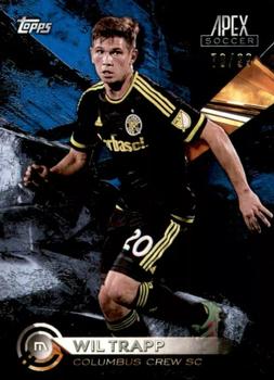 2016 Topps Apex MLS - Blue #56 Wil Trapp Front