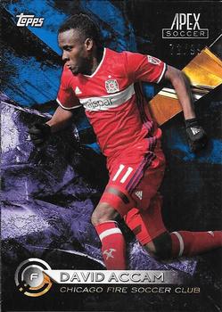 2016 Topps Apex MLS - Blue #97 David Accam Front