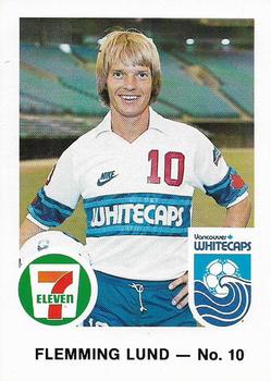 1983 7-Eleven Vancouver Whitecaps #10 Flemming Lund Front