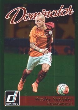 2016-17 Donruss - Dominators #15 Wesley Sneijder Front